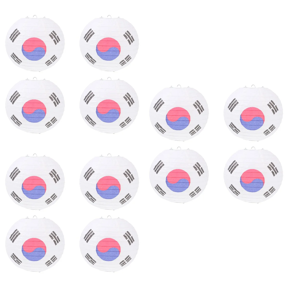 

Lantern Lanterns Paper Hanging Outdoor Decoration Lights Korean Chinese Party Flag Holidaysupplies Sky Decor Store Taegeukgi Bbq