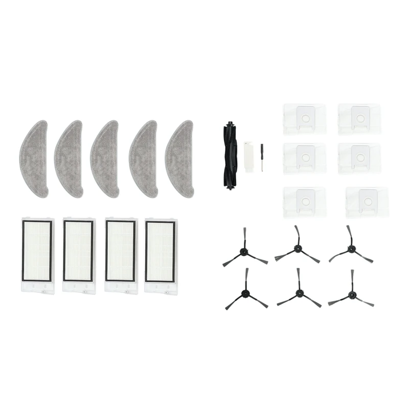 

For Xiaomi Roidmi Eve Plus Vacuum Cleaner Mop Dust Collection Bag HEPA Filter Screen Main Brush Parts Replacement