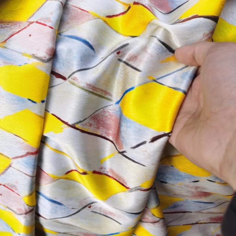 

Herringbone Silk Fabric 137cm Width 17 Momme Color Matching Mulberry Satin Mulberry Silk Cloth For Skirt Suit Diy Sew