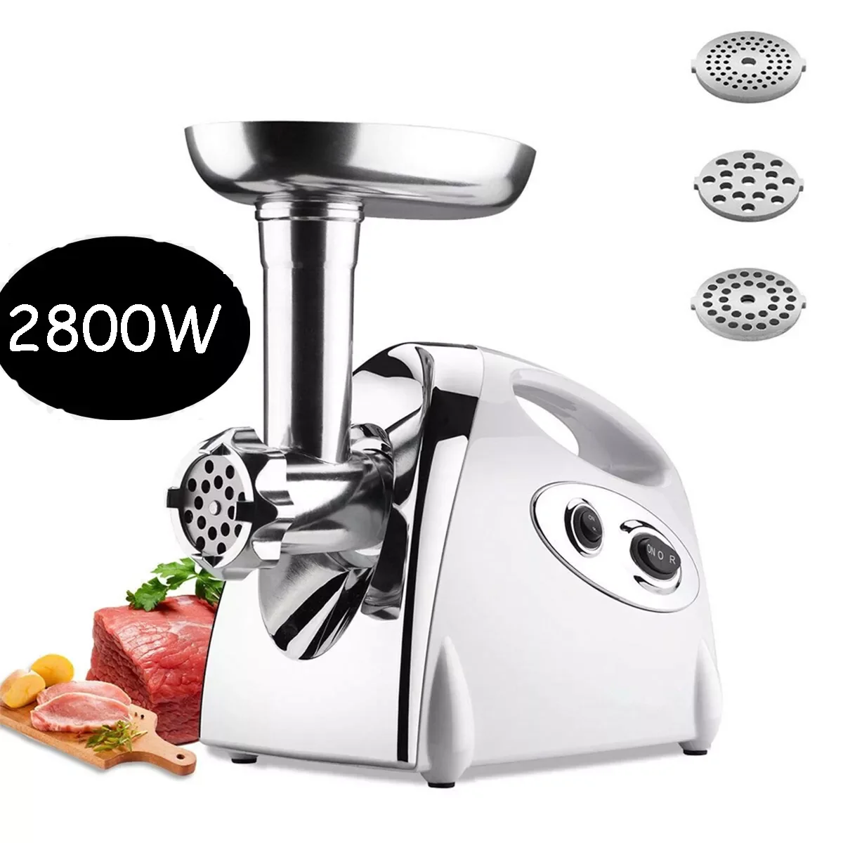 

Kitchen Mincer Grinder 2800W Meat Grinder Home Meat Mince Sausage Stuffer Food Processor Chopper Sonifer