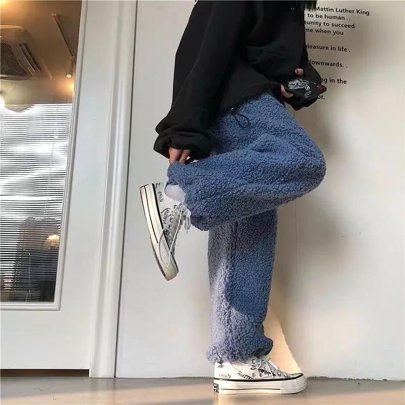 Deeptown осень-зима толстые спортивные штаны винтажные мешковатые повседневные