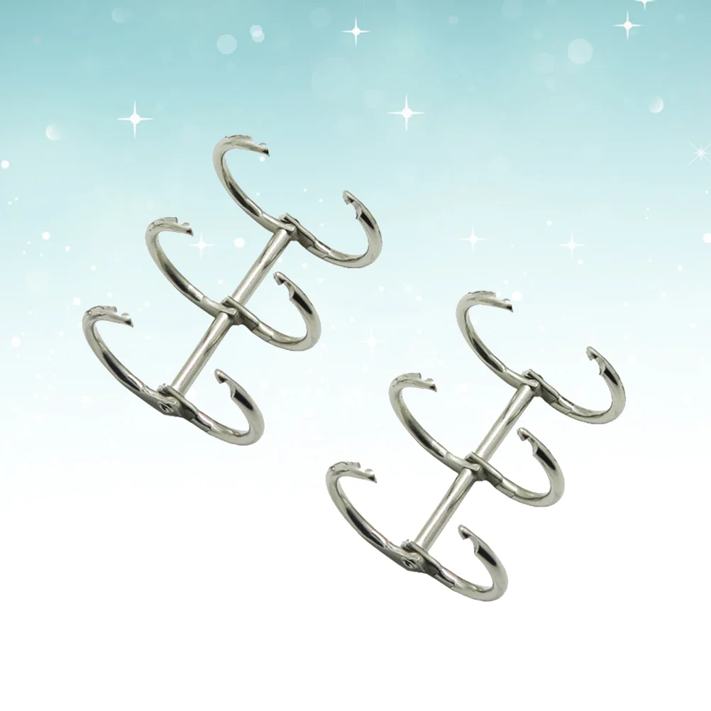 

Rings Binder Ring Book Binding Scrapbooking Leaf Loose Metal Notebook Clips Crafts Diy Diary Hinged Kits Office