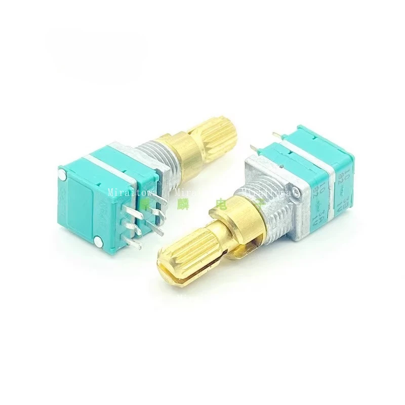 Фото 10 шт. для ALPS RK097 двойной прецизионный потенциометр A10K + B10K для автомобильной аудиосистемы-двухосная регулировка с двойным управлением №2