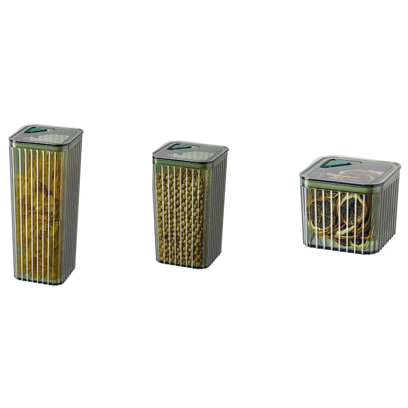 

3 шт., герметичный контейнер для хранения пищевых продуктов, влагостойкий