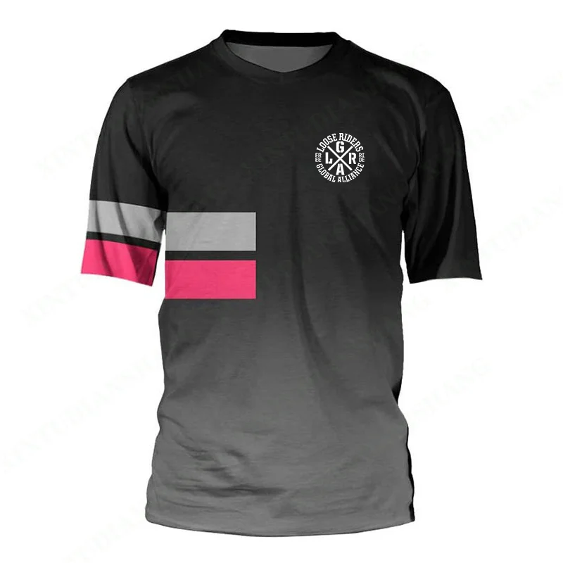 

Рубашка с коротким рукавом для мотокросса, свободная майка для езды на горном велосипеде