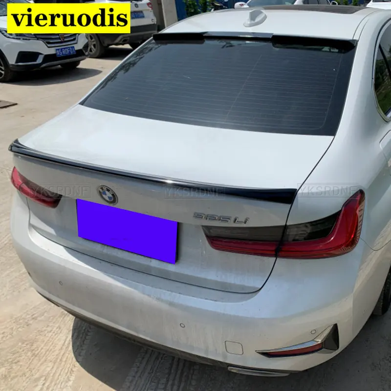 

Для BMW G20 G28 Новинка 3 серии 320i 320D 2019-2020 задний спойлер багажника задний Багажник крыло Боди Комплект углеродный MP стиль