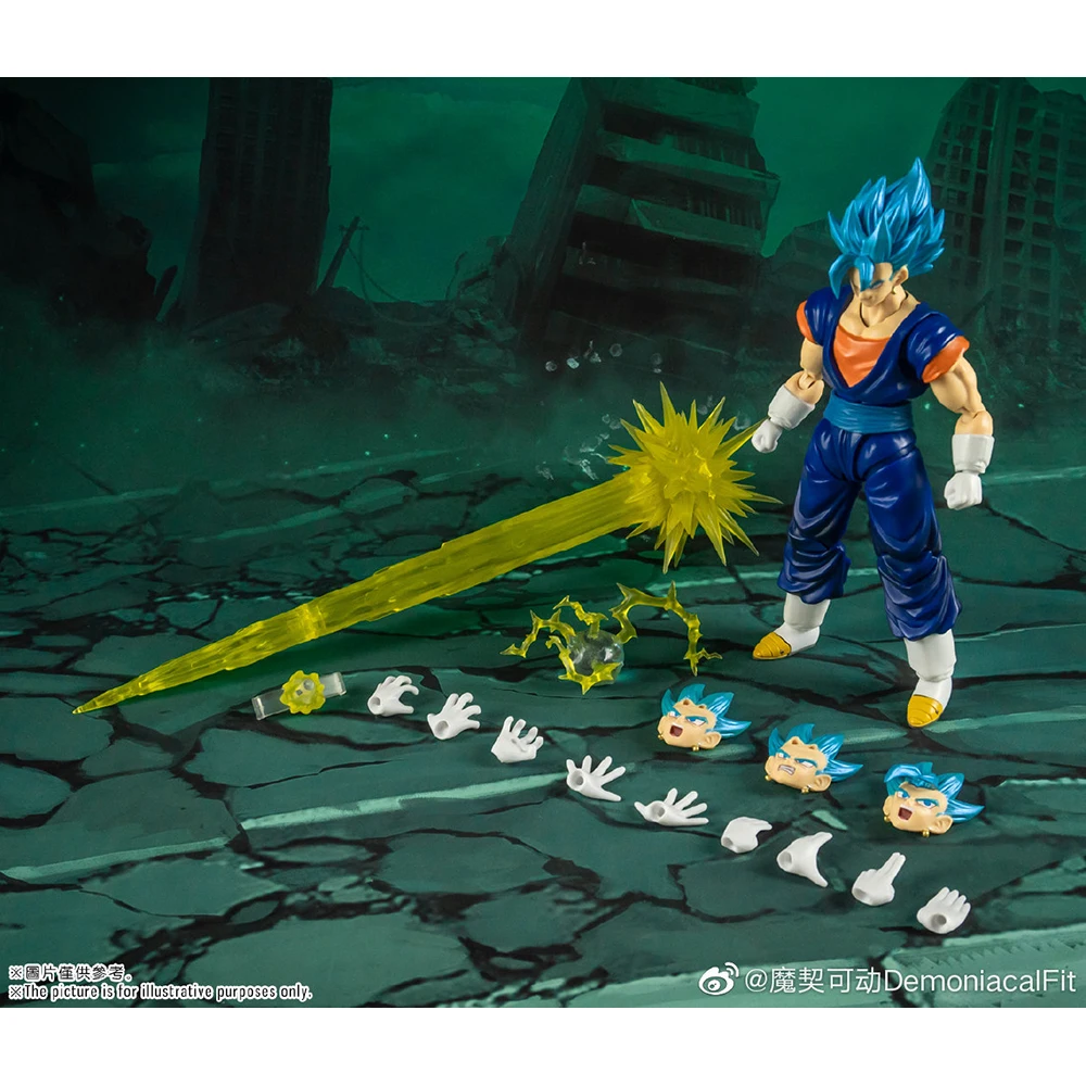 

6 Inches Demoniacal Fit Shf Anime Dragon Ball Vegetto 2.0 Anime Figure Model Collecile Action Toys