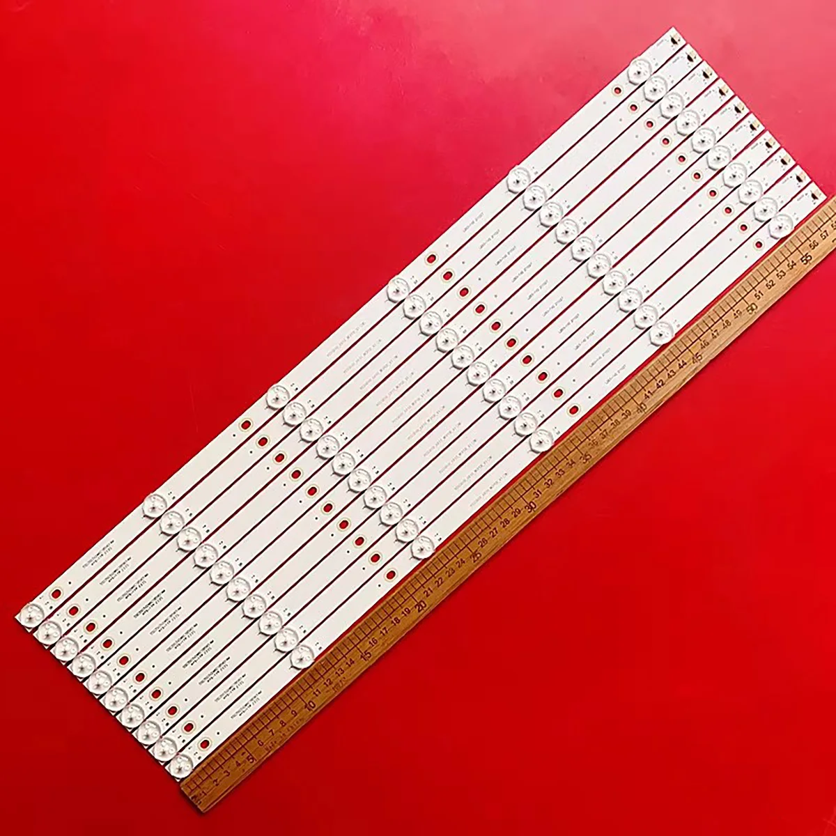 10 шт. светодиодная лента для подсветки телевизора YC55DID-6X10-MCPCB-V1(2W)