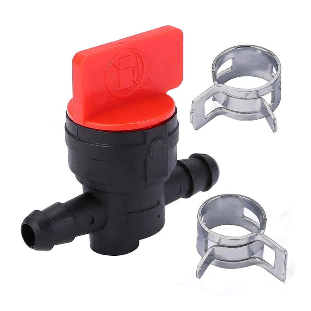 

For 6mm Gasoline Switch Fuel Faucet Switch Hose Garden Lawnmower Tools With Hose Clamps Filter