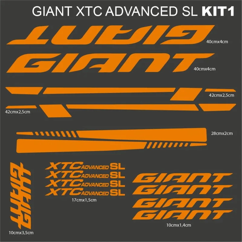 

Гигантская наклейка на раму XTC ADVANCED SL KIT1 для горного велосипеда, дорожного велосипеда, велосипеда, велосипедные наклейки G18
