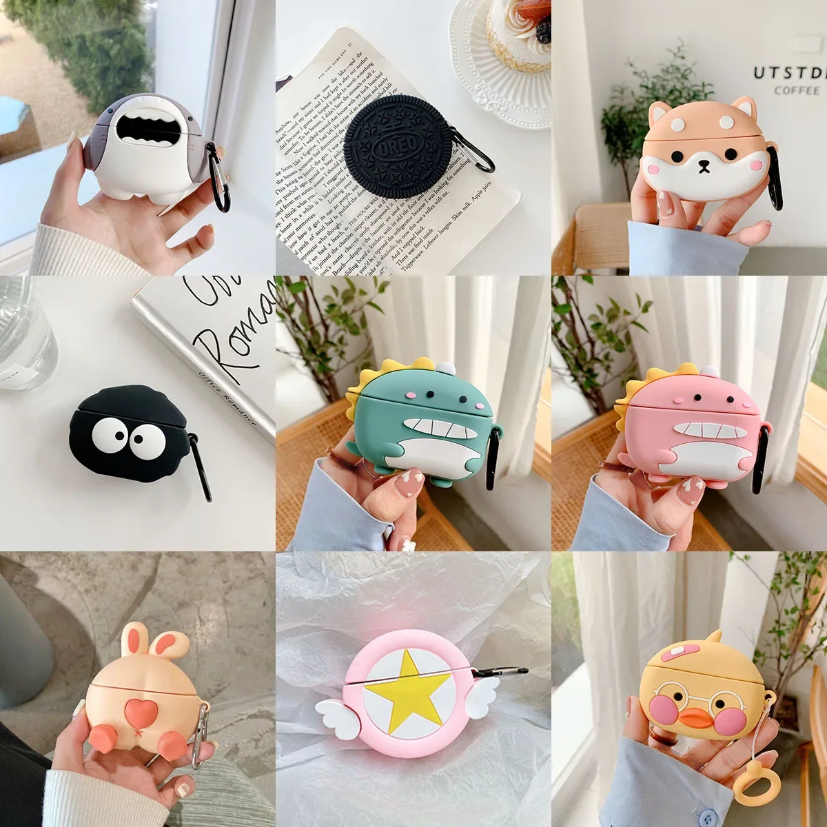 Противоударный силиконовый чехол для наушников