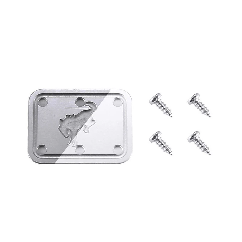 

Metal Simulation Fuel Tank Cap Badge for Traxxas TRX4 92076-4 Ford Bronco Upgrade Parts