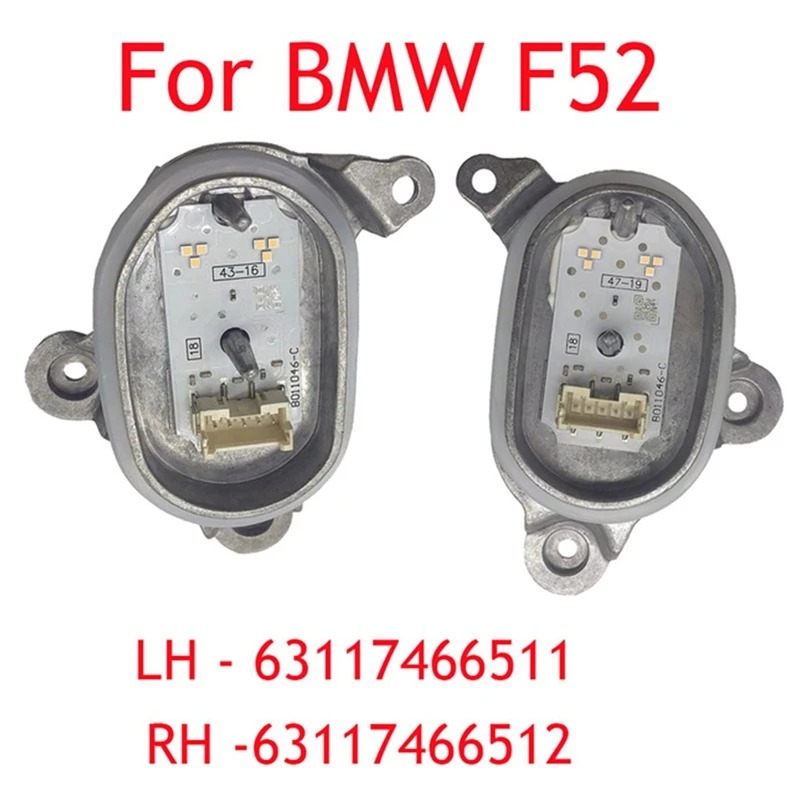 

Дневные ходовые огни, 2 шт., светодиодный модуль для BMW 1 серии F52 118I 120I, блок управления фарами 63117466511 63117466512