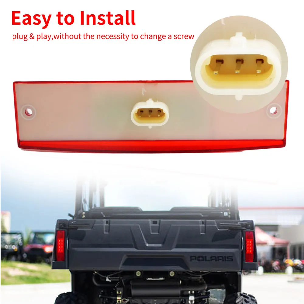 Красный светодиодный фонарь задний для Polaris RZR 1000 Ranger 400 500 2411450 задние фонари -