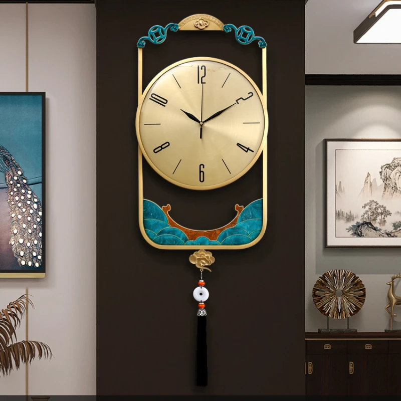 

Настенные часы, роскошные бытовые бесшумные часы для создания атмосферы ветра, для гостиной