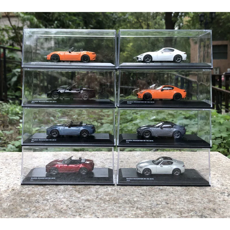 

Original Diecast Alloy 1:64 Mazda Roadster RF MX5 Convertible Hard Top Car New Tend Model Adult Classic Collection Gift Display
