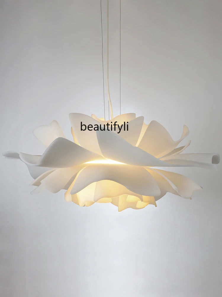 

zqNordic Bedroom Chandelier Girl's Room Lamp Master Bedroom Lamp Creative Bud Lamp Flower Lamp Dining Room Chandelier