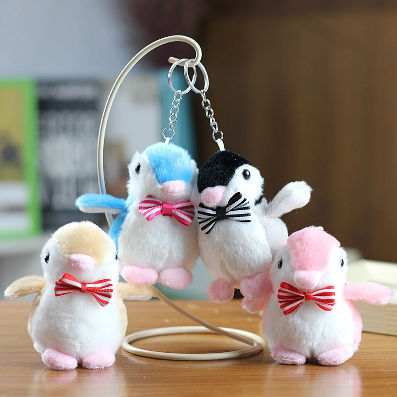 

Creative Design Keychains Cartoon Penguin Doll Keychains Women Cute Plush Penguin Keyring For Girls Gifts