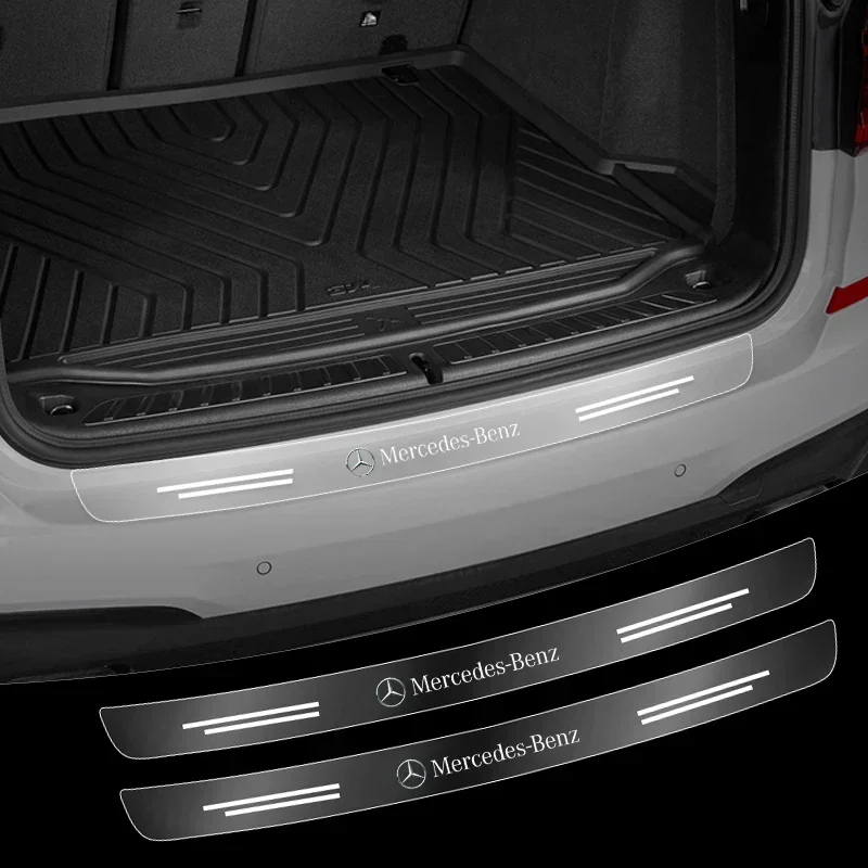 Автомобильная наклейка на багажник заднего бампера Защитная Наклейка для Mercedes
