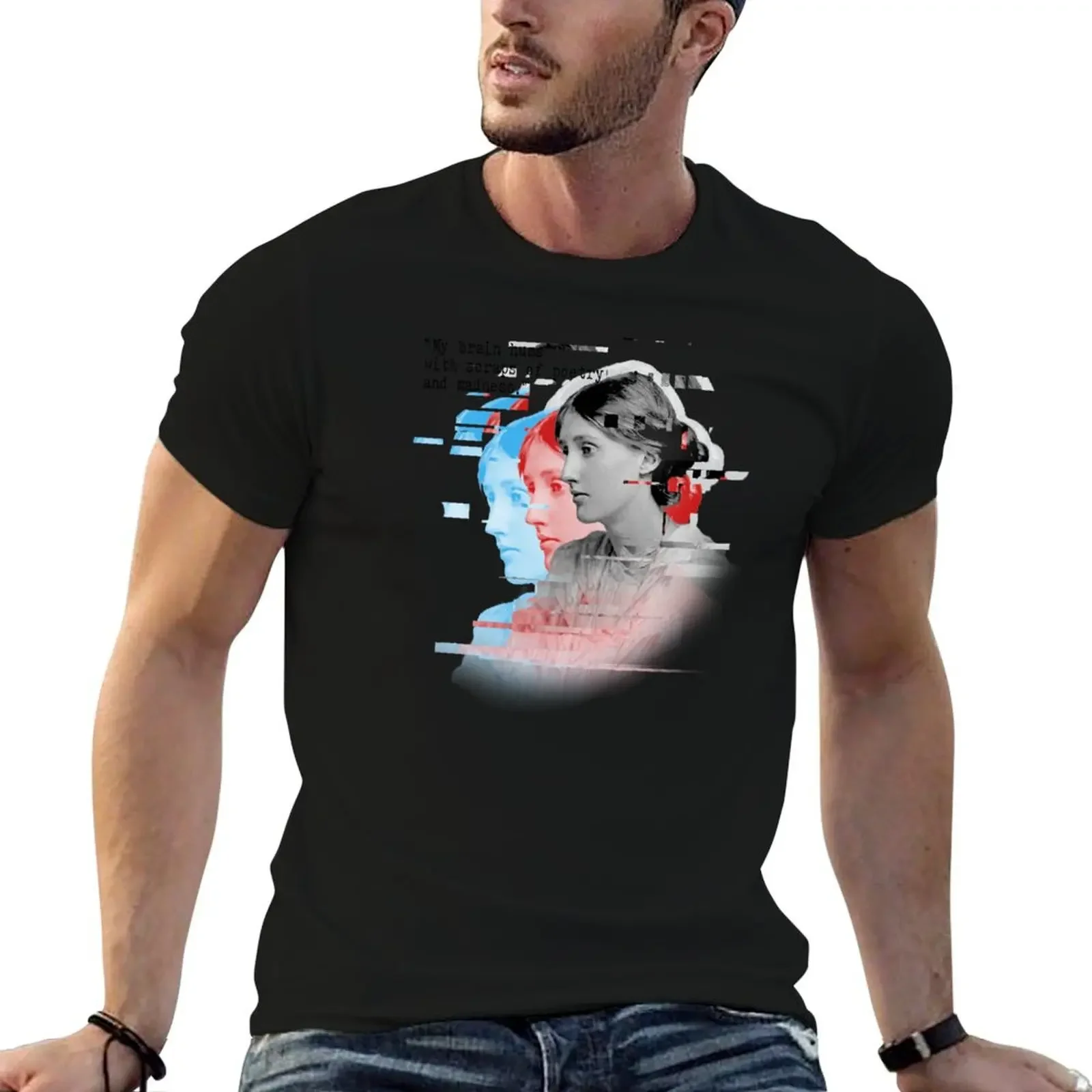 Футболка с портретом и цитатой Virginia Woolf футболки рисунком баскетбольные футболка