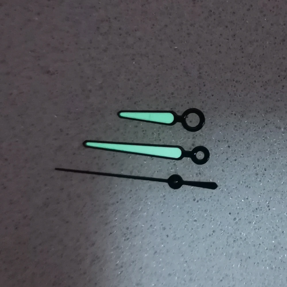 Watch Hands Accessories Silver Black Rose Gold Gold Green Luminous Watch Hands Fit NH35 NH36 4R Movement