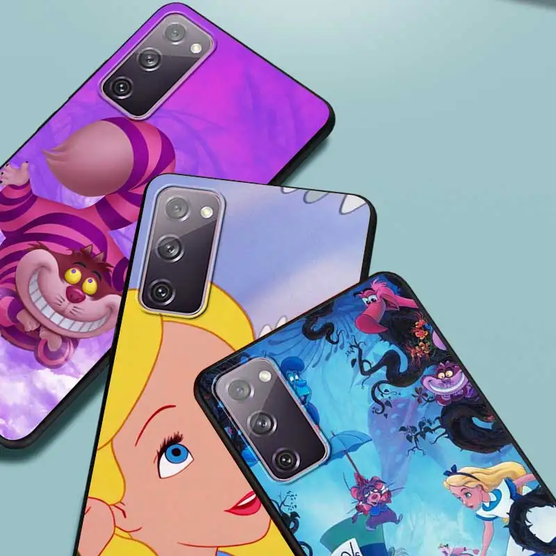 Чехол для телефона с котом Алисы в стране чудес Samsung Galaxy S20 FE S21 S10 S9 Plus Ultra 5G S20fe S21fe