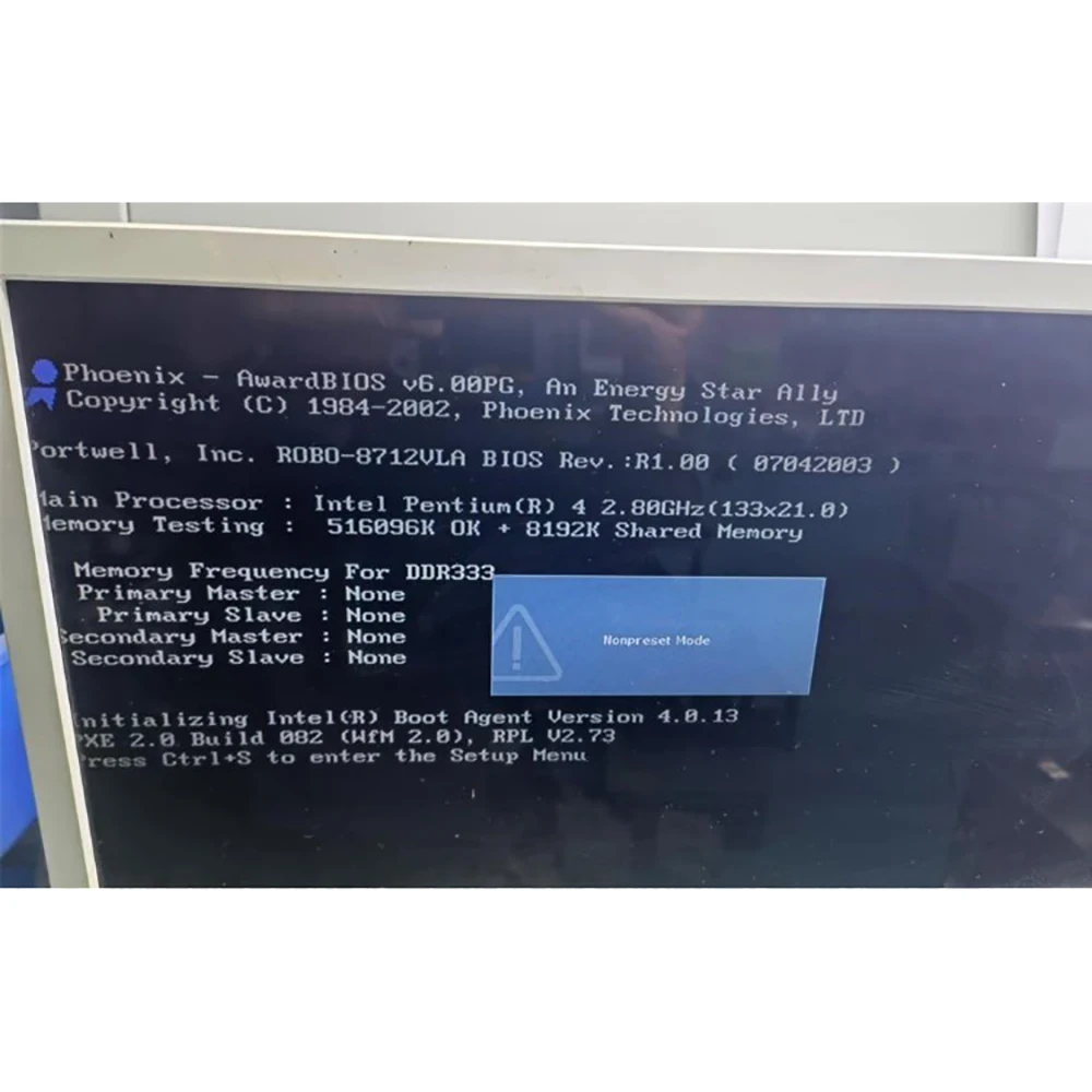 ROBO-8712VLA BIOS R1.00 для материнской платы промышленного управления Portwell