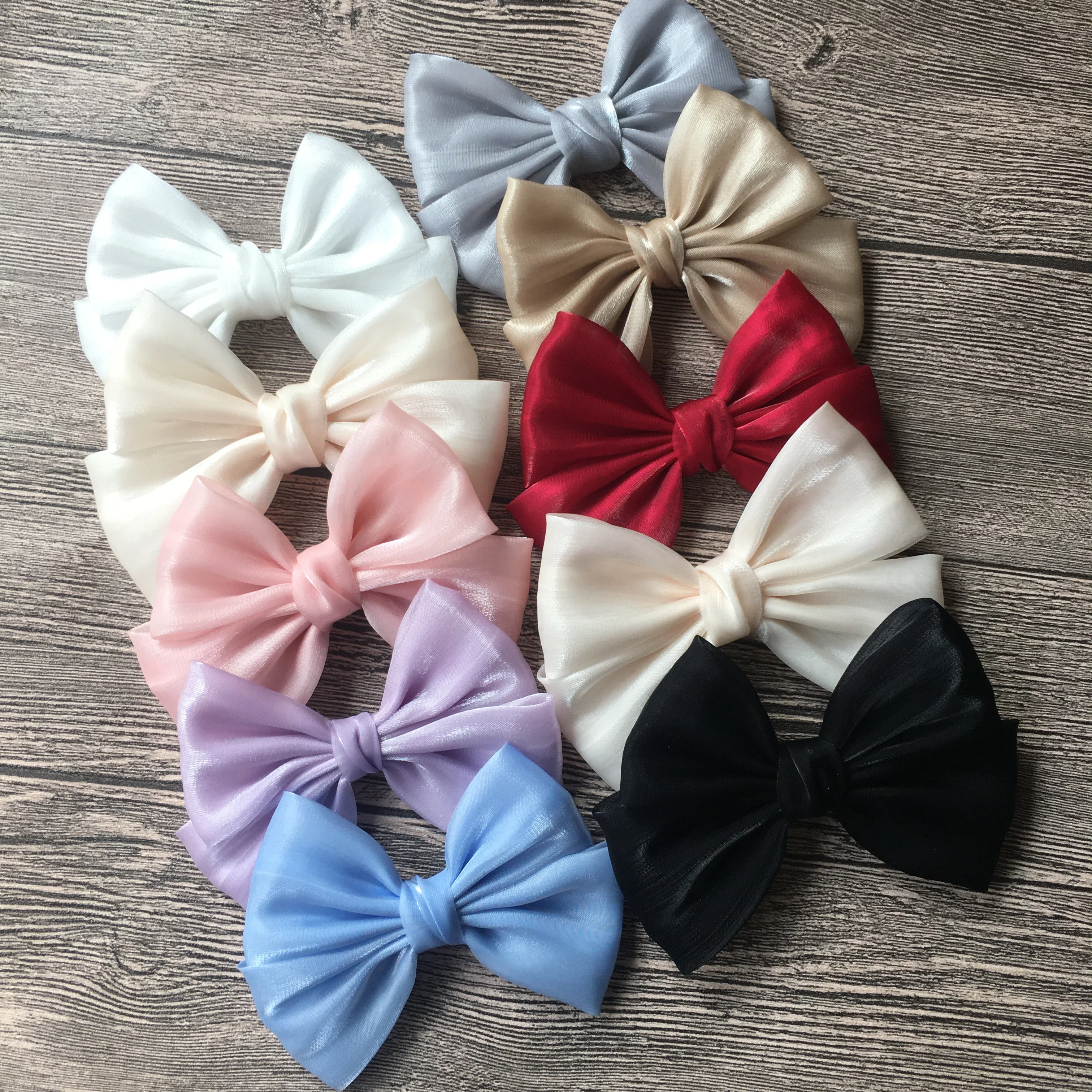 10 шт./партия заколки для волос с бантом 3 8 дюйма