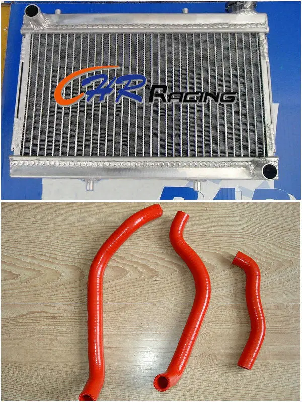 

Aluminum Radiator + Red Silicone Hose For HONDA TRX250R 1988 1989