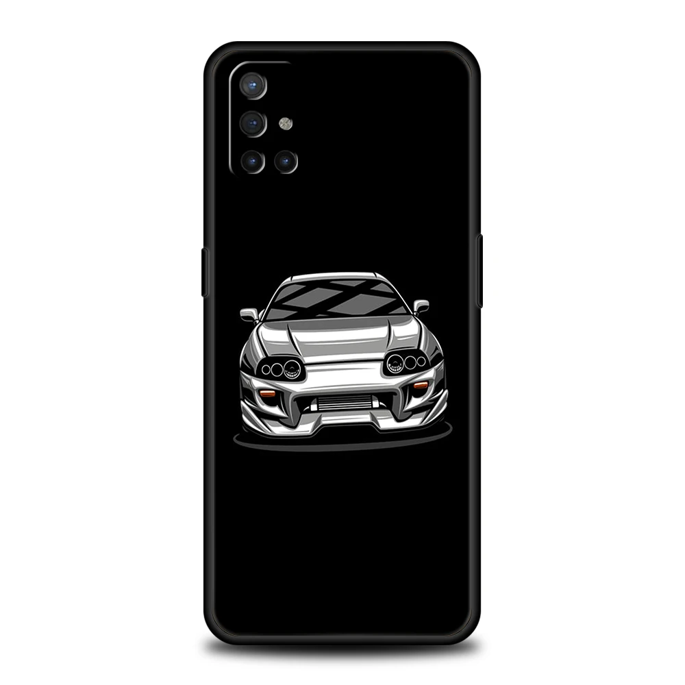 JDM Sports Car Silicone Case For Oneplus 10 Nord N100 N200 N10 2 CE Z 7 8 9 9RT 9R 7T 8T Pro 5G Luxury Shockproof Shell Fundas