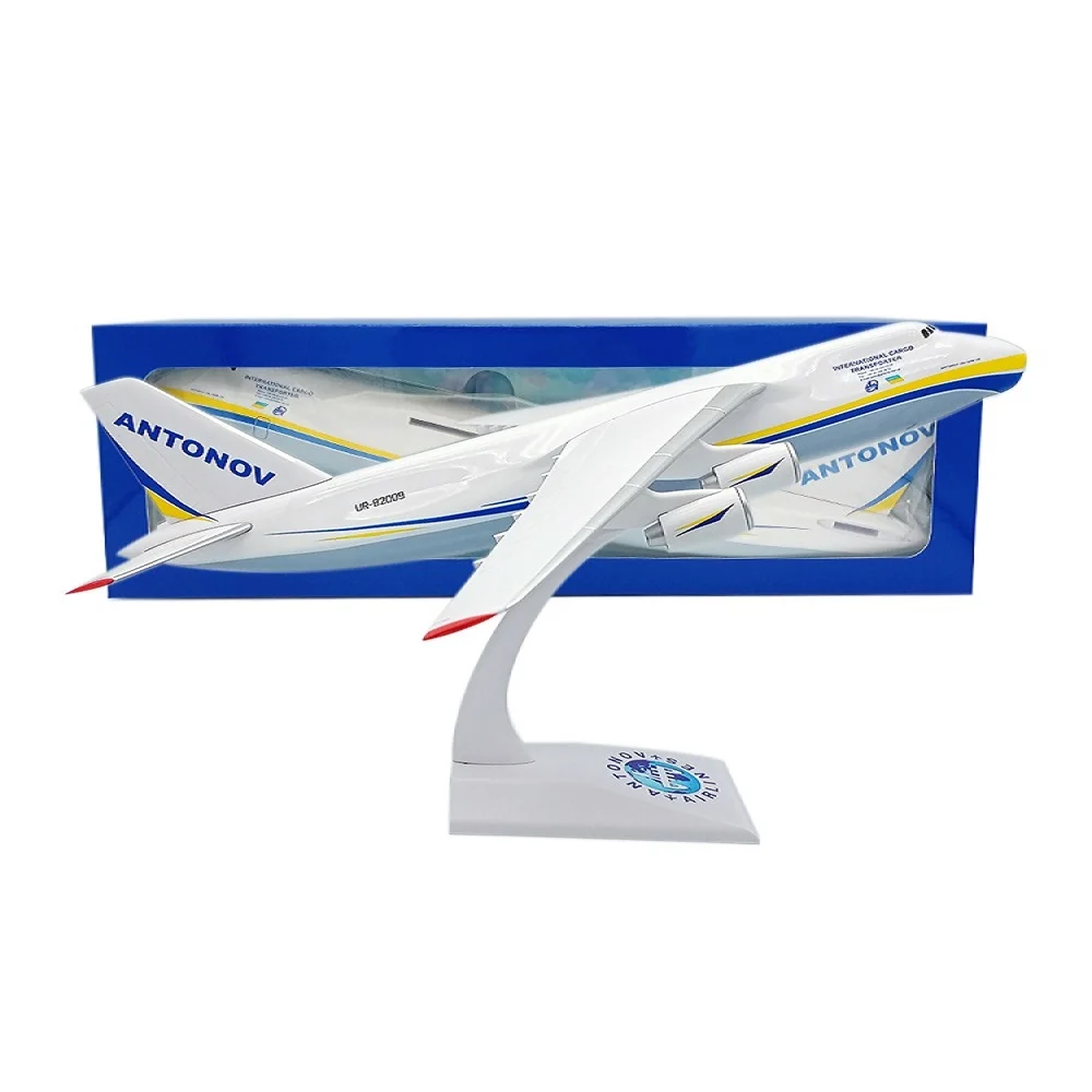 1:200 An-124 Antonov Scale Ukrainian Transport Aircraft ABS Material Plane Static Airplane Display Model Collection Gift Kid Toy