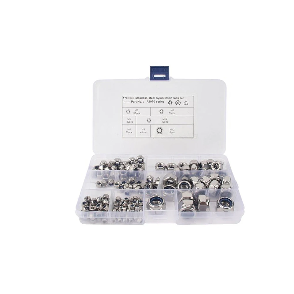 

185 Pieces Car Nut Covers Stainless Steel Automobile Truck Auto Antislip Cap Replacement Modified Part Accessories
