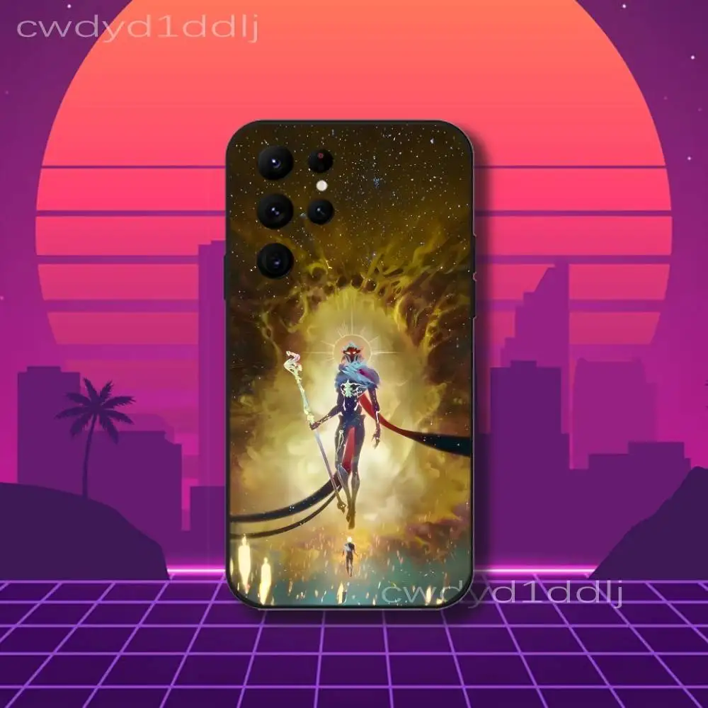 Фото Чехол для телефона V-Viktor Jayce Jayvik для Samsung S10, S21, FE, S21, S26, S25, S24, S23, Ultra, S9, S22, Plus, черный, противоударный, силиконовый, мягкий №4