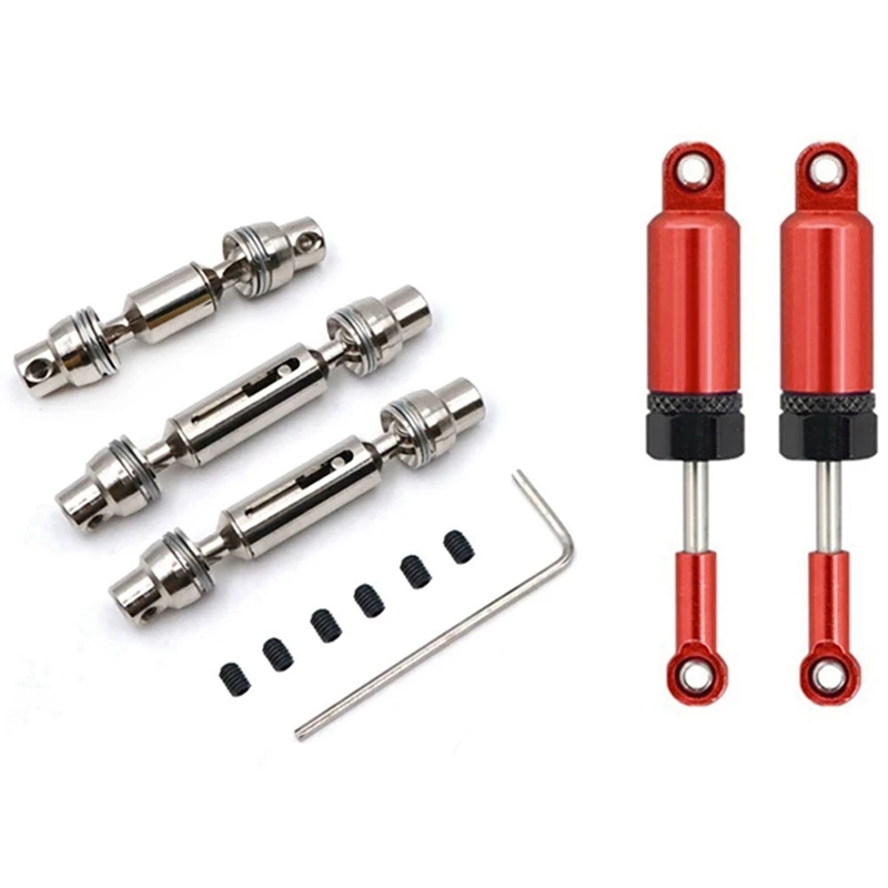 

2 шт., пружины из алюминиевого сплава для переднего и заднего приводного вала