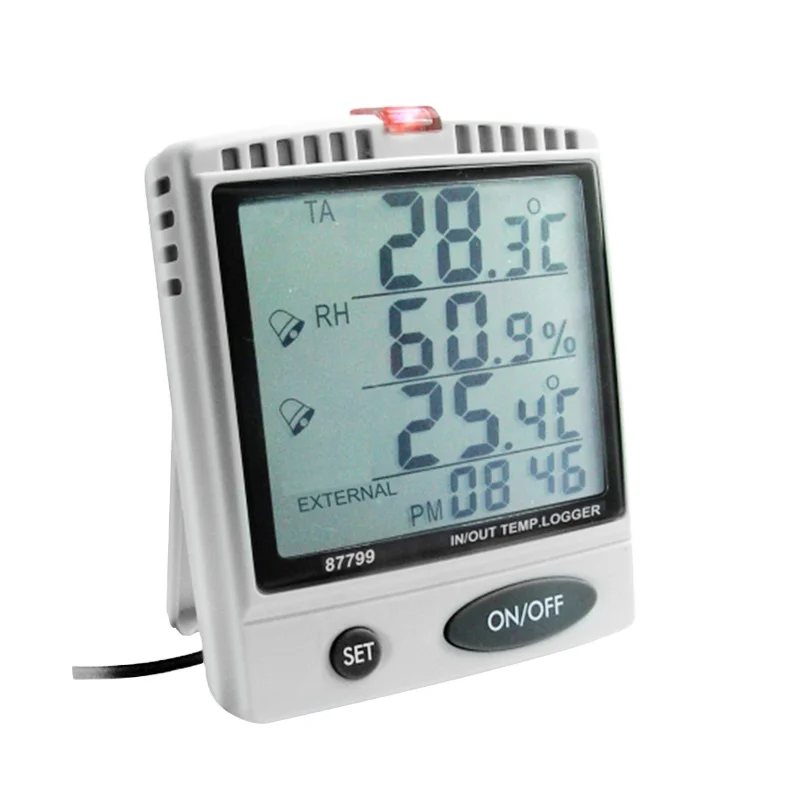 

AZ87796 Wall Mount WBGT Meter Desk Alarm Temperature Hygrometer