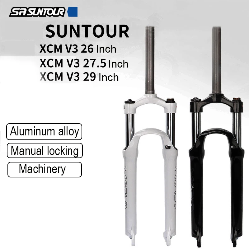 

Передняя вилка Suntour XCM 26/27, 5/29in, замок Подвески, ударопрочный Ход 50/65/80/100 мм, наплечная пружина, Велосипедная вилка