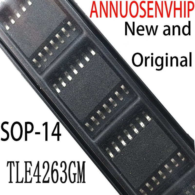 Новые и оригинальные SOP-14 TLE4263 SOP14 TLE4 263 GM SOP TLE4263GM, 10 шт.