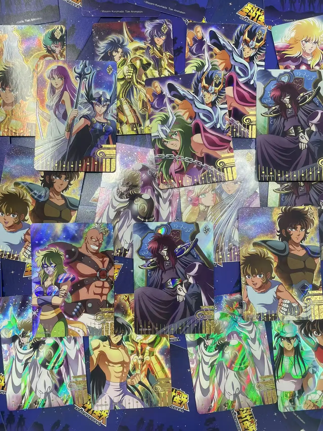 Фото Оригинальные карты KaYou Saint Seiya, случайные 100 шт., персонаж Athena Seiya Shiryu Hyoga Shun3), Mu Saga DeathMask Shaka Milo Shura №2