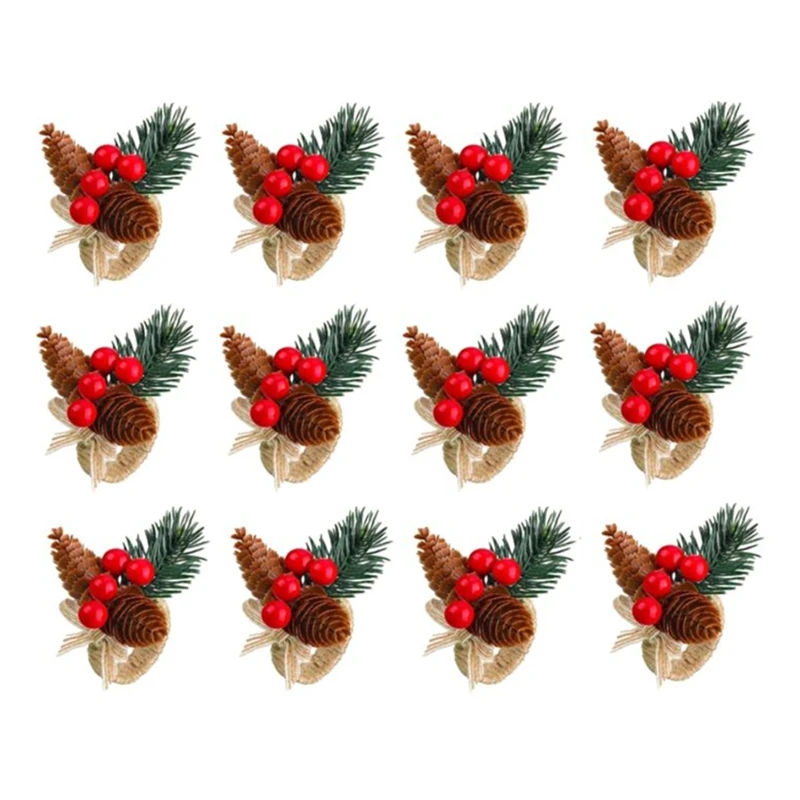 

12 шт., кольца для салфеток, в виде конуса