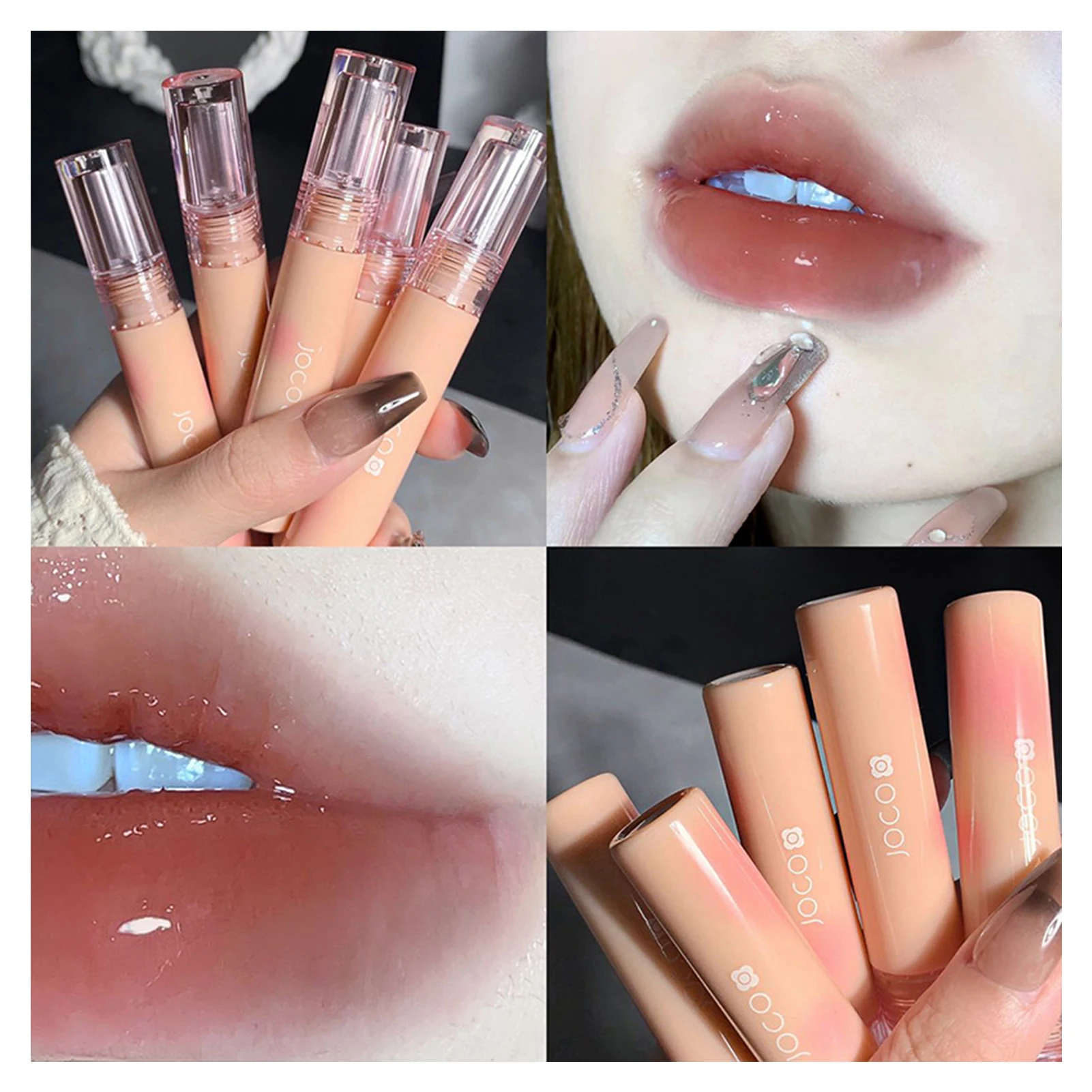 

Natural-Looking Mirror Lip Gloss Plumping Hydrating Glitter Shining for Daily and Professional Makeup NOV99