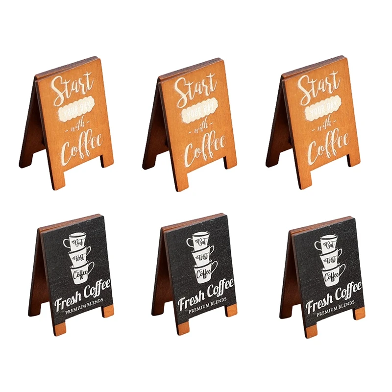 

6 Pack Cafe Desktop Clip Cute Wooden Photo Clip Note Holder Card Holder 3 Of Each Style