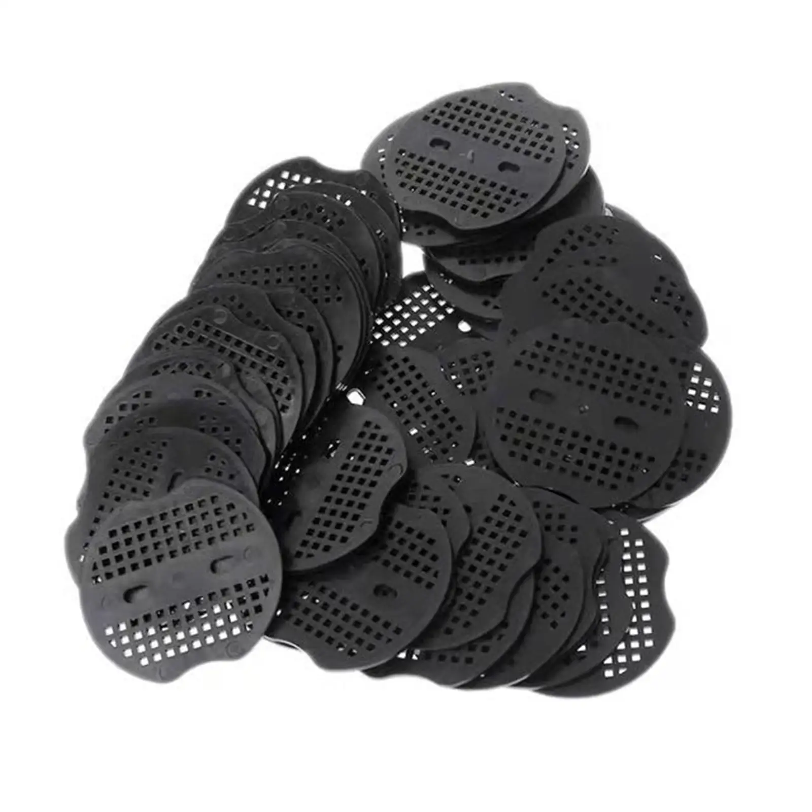 

50Pcs Plastic Tarpaulin Hooks Outdoor Nails Gaskets Round Tent Stake Gaskets for Anchoring Landscaping Ground Covering
