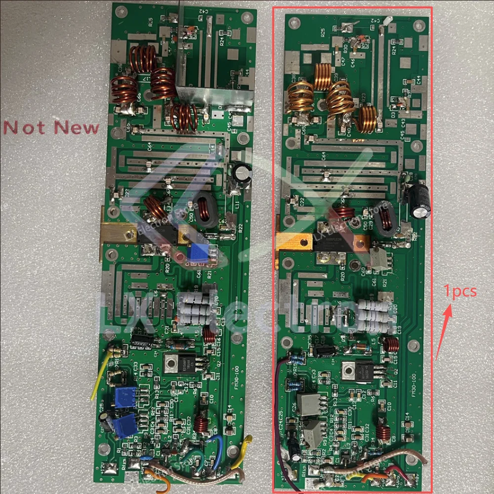 Фото 1 шт. 75W 48Vdc, 66–108 МГц, входная мощность <100 мВт, плата усилителя радиочастотной мощности: RD01MUS2 управляет RD15HVF1 для усиления сигнала BLP05H675XR. №2