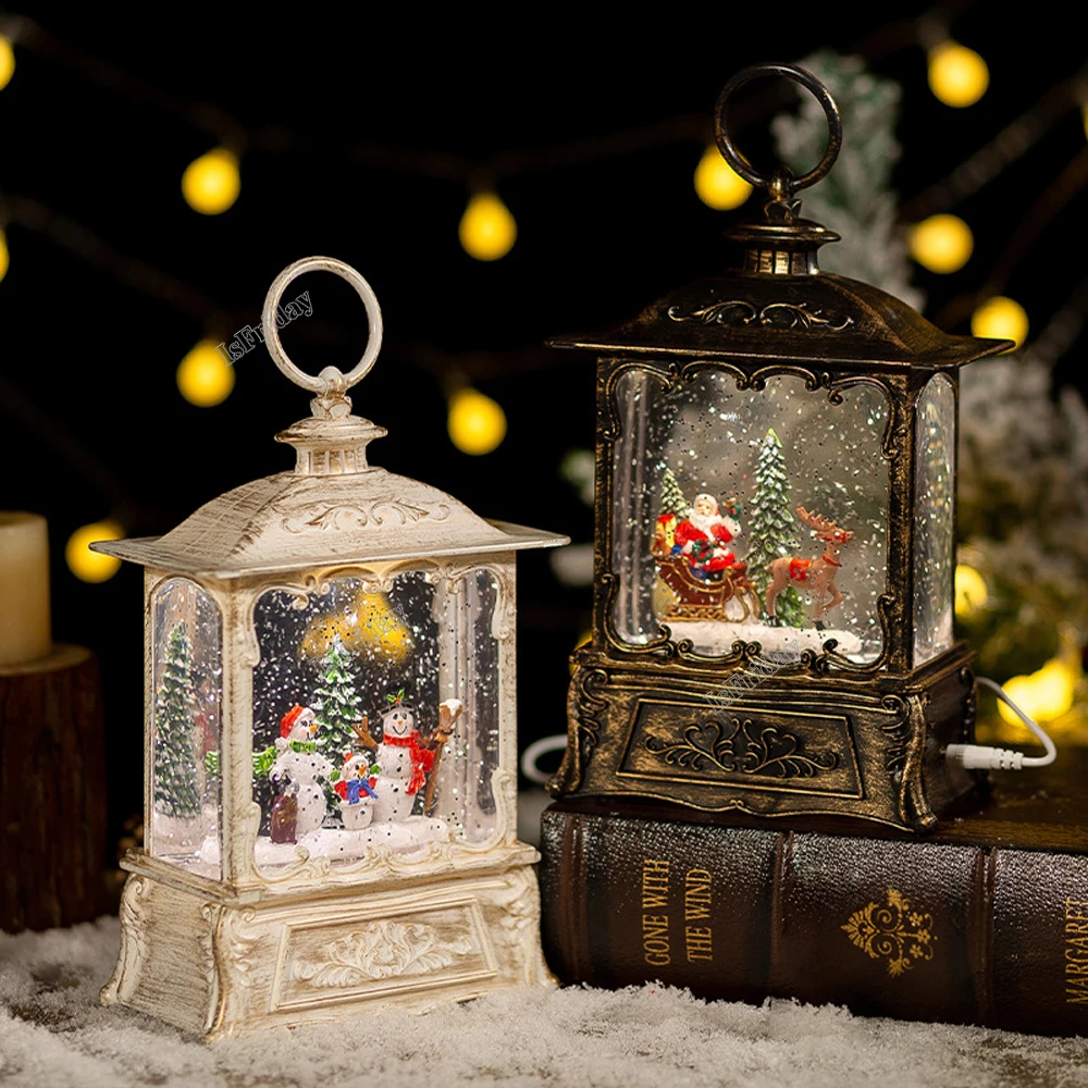 

Рождественский фонарь, фотоэлемент, Санта-Клаус, снеговик, рождественская елка, украшения для дома, рождественские аксессуары, подарки