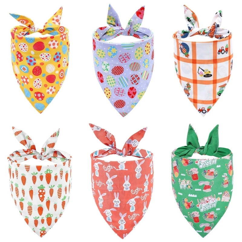 

E9LD DogScarf DogNeckerchief Christmas DogCollar Neckerchief DogBandana Collar