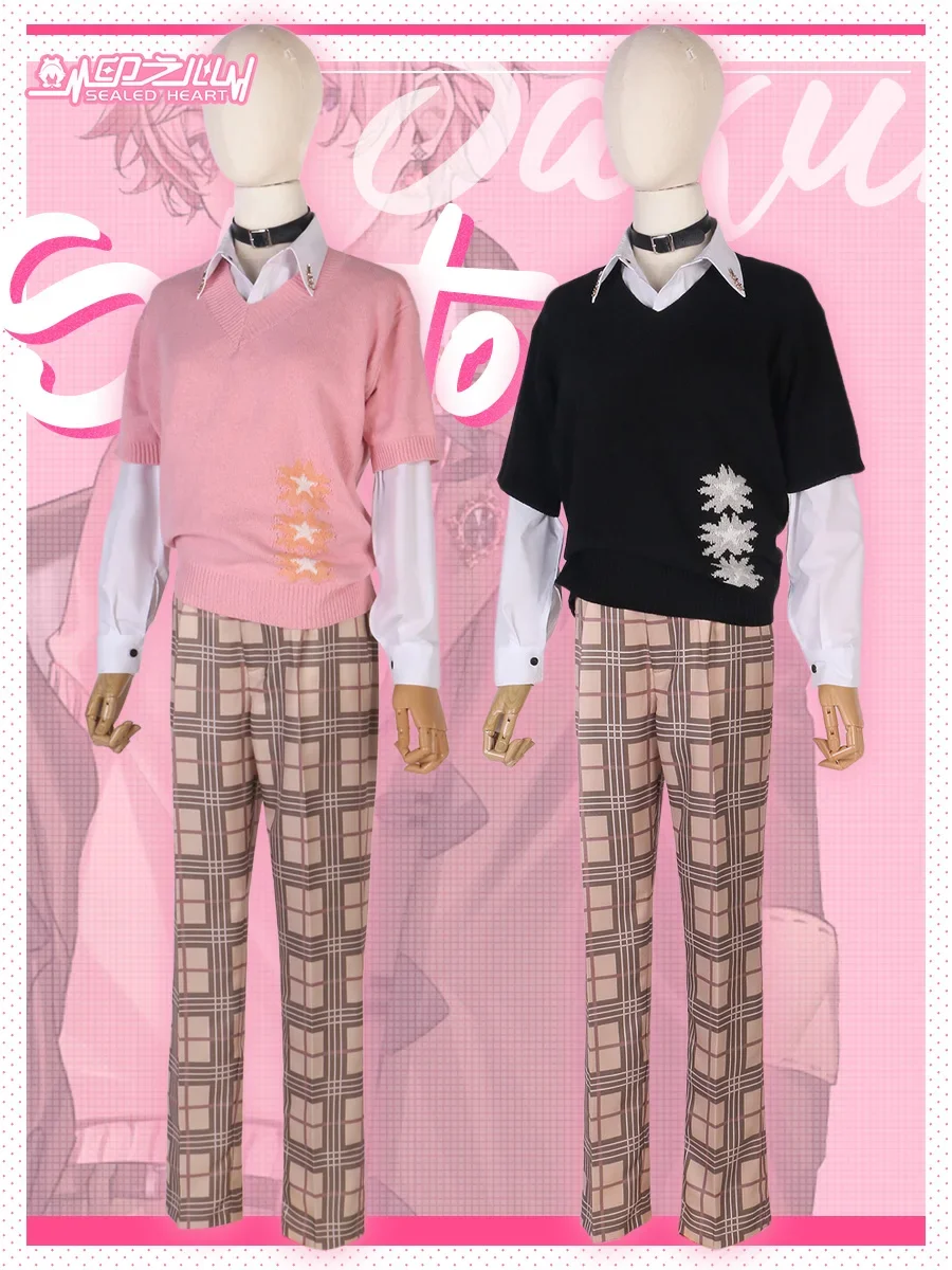 Vtuber Shoto Косплей Костюм Shxtou Хэллоуин Одежда Пальто Свитер Брюки Женский Новый