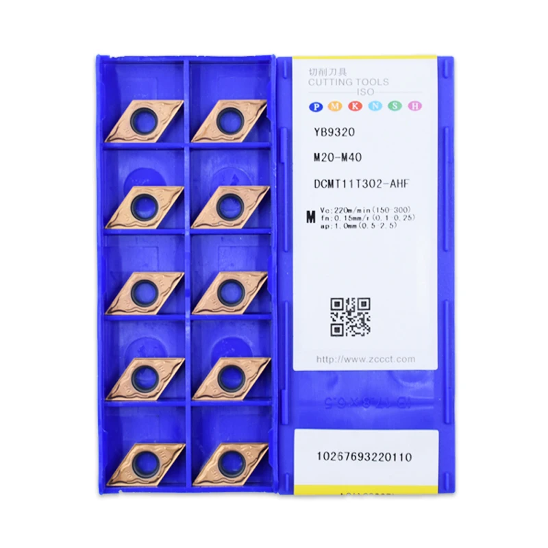 ZCCCT DCMT11T302-AHF YNG151C YB6315 YB9320 твердосплавная пластина для токарных инструментов