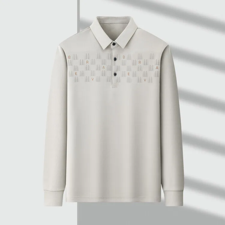 Свободная обычная базовая рубашка поло Volkswagen с длинными рукавами