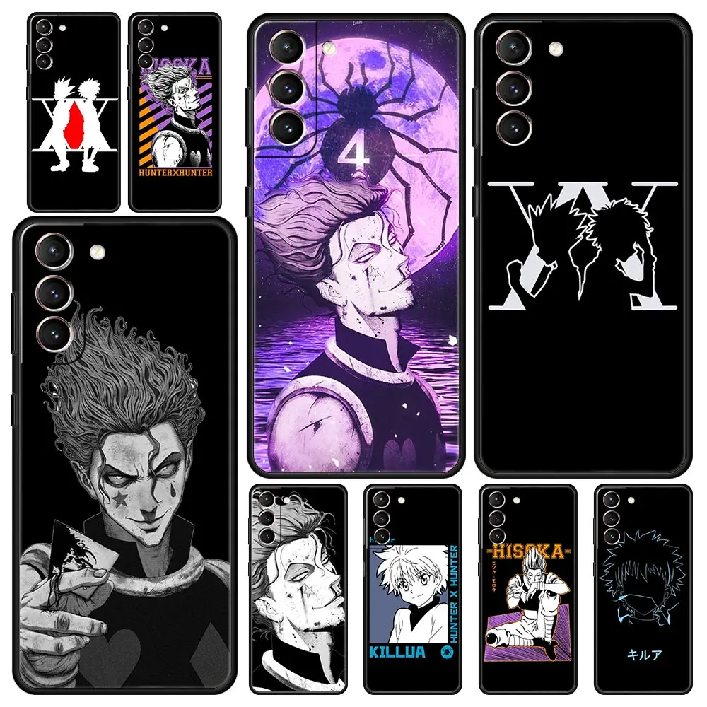 

hunter x hunter Hisoka Gon Killua Phone Case For Samsung Galaxy S23 Ultra S22 S21 S20 FE 5G S10 S10E S9 S8 Plus Note 20 Cover