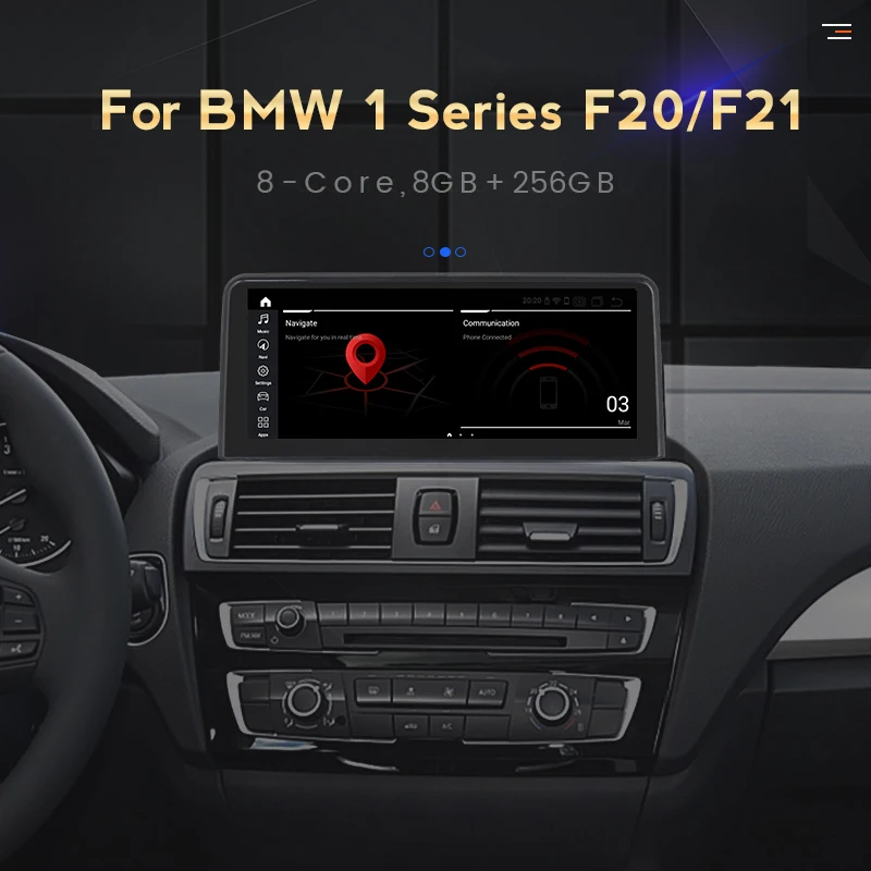 1920*720P Android 11 8 + 256G Автомобильный мультимедийный плеер для BMW 1 серии F20 F21 F22 F23 2013 - 2017